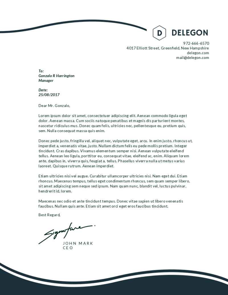 Top 13 Examples of Creative Letterhead Designs